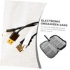LABRIMP Compact Travel Organizer Pouch for Electronics Multi Partition Cable