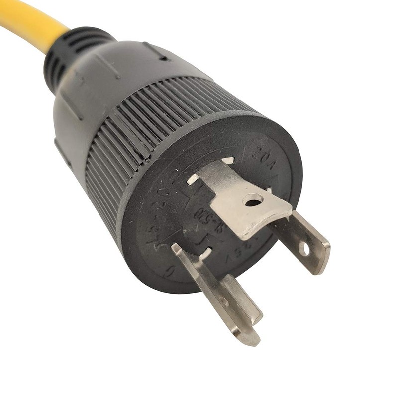 Parkworld 61773 NEMA L5-20P to L6-20R Adapter Cord, Twist Lock