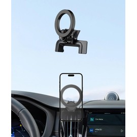 MaserWeller Car Phone Holder for Volvo XC60 2018-2025 Accessories, 360° Rotation Phone Mount Compatible with MagSafe, Cell Phone Holder Does Not Affect Air Vent