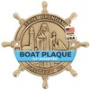 Heartland Boat Plaque - Saint Brendan Protect Us - Catholic