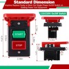 Dreyoo 2 Set Single Phase On/Off Switch, Efficient Switch On