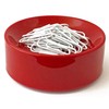 Red Clipwell Magnetic Paper Clip Holder