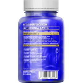 Night Burn Liposomal 120 Capsules for Women and Men 60 Days Supply | Vegan | Size Management | 50% More Than Other Brands High Strength Supplement