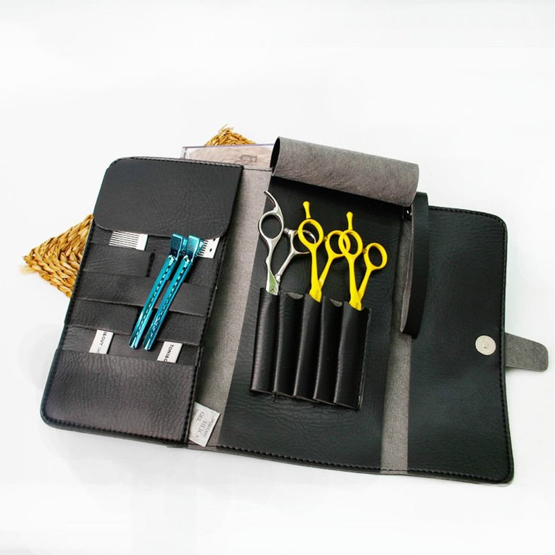 Professional Portable Multi-functional Hairdressing Tools Scissors Comb Storage Case Package