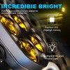 Nicoko 40W 3Inch LED Yellow/Amber Driving Fog Lights Pod 4000LM