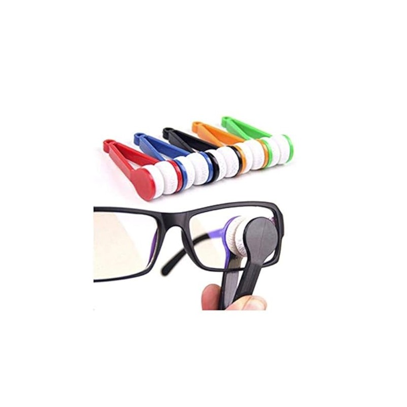 LASSUM 5 PCS Mini Sun Glasses Eyeglass Microfiber Spectacles Cleaner