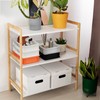 KBDcraft Stackable Storage Bin - Heavy-Duty Plastic Organizer Box and