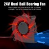 Alinan 4pcs 5015 50mm x 15mm 24V Dual Ball Brushless