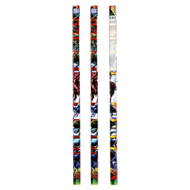 Sunstar Stationery Dinosaur Pencil, 2B, 1 Dozen, Dino Earth, S5018749