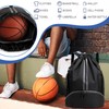 Sports Ball Bags with Dry Wet Separation Shoe Compartment, Water