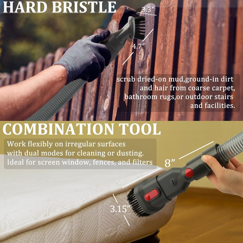 Attachments Kit for Dyson V15 V15s V9 V8 V11 V12