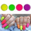 12 Types of Nail Art Fluorescent Powder Glitter (W918BBE) / 네일아트 형광 파우더 글리터 12종 (W918BBE)