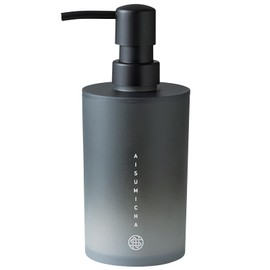 23-461143 Unbreakable Dispenser Hand Soap, Approx. 12.2 fl oz (360 ml), MUSUBI Blur, AISUMICHA Indigo Ink Tea, Black