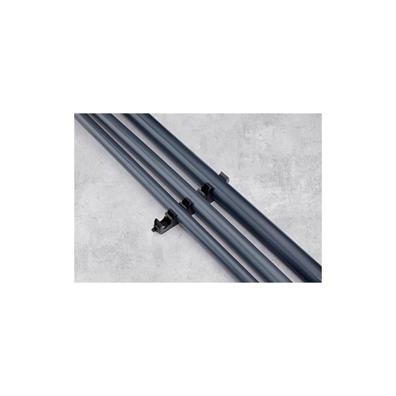 SOMA Plastic Pipe Clip Black 50mm Pack of 9 Clamp