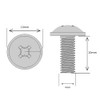 M4 (4mm x 20mm) Door Knob/Cabinet Handles Screws (Pack of