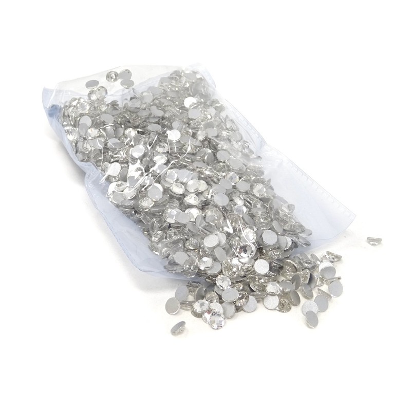 Honbay 1440PCS 5mm ss20 Sparkly Round Flatback Rhinestones Crystals, Non-Self-Adhesive