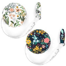 Gerkia Tape Measure Body Measuring Tape ，Colour Printed Small Retractable Soft Tape Measure for Sewing Cloth Fabric Body Measurements，Leather Mini Body Tape Measure