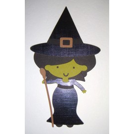 Wizard of Oz Bad Wicked Witch Paper Die Cut  Paper Doll Scrapbook