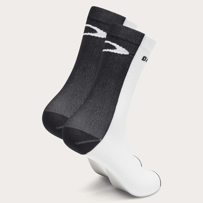 Oakley ICON Road Short Socks, (104) WHITE/BLACK