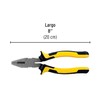 Pretul PEL-8PX, Pinza de electricista, comfort grip, 8" Pretul