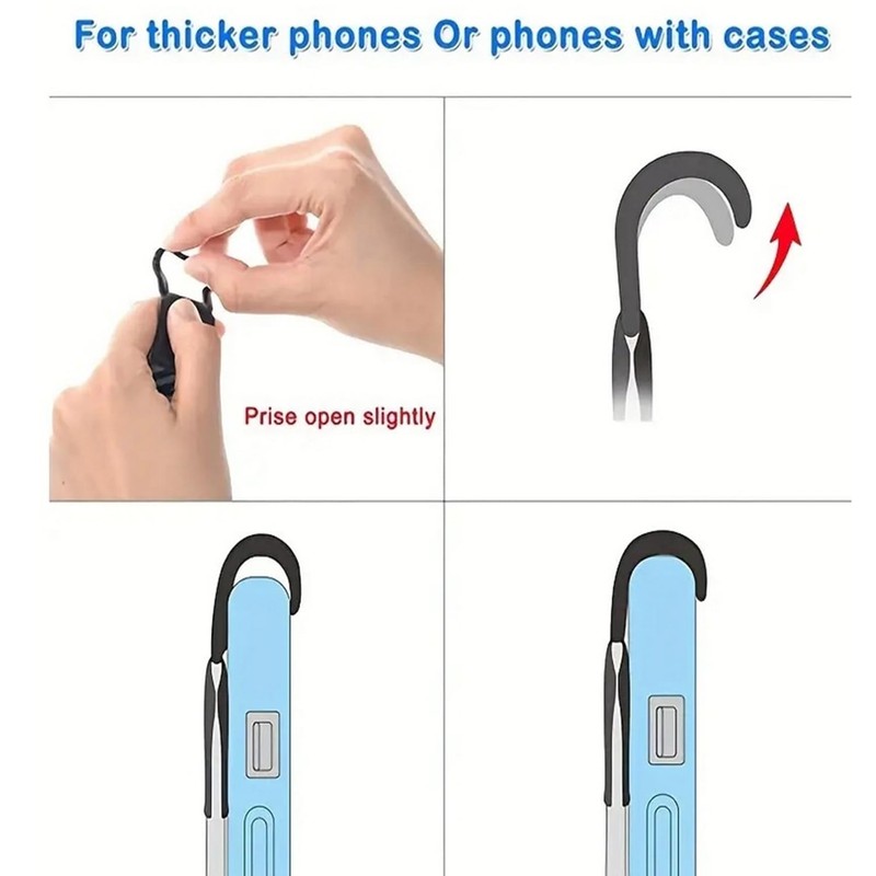 Yuecy 2 Pack Adjustable Hand Strap for Tablet,High Elasticity One-Handed