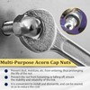 Hmevsafinect 1/4-20 Acorn Cap Nuts,304 Stainless Steel 18-8 Acorn Cap