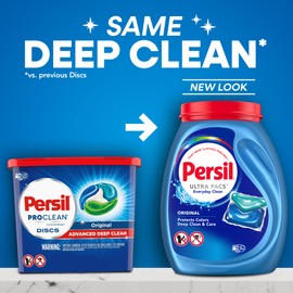 Persil Ultra Pacs Original Everyday Clean Laundry Detergent, 100 count