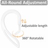 ALXCD Earhooks Eartips Compatible with AirPods 4 4th Gen, 1