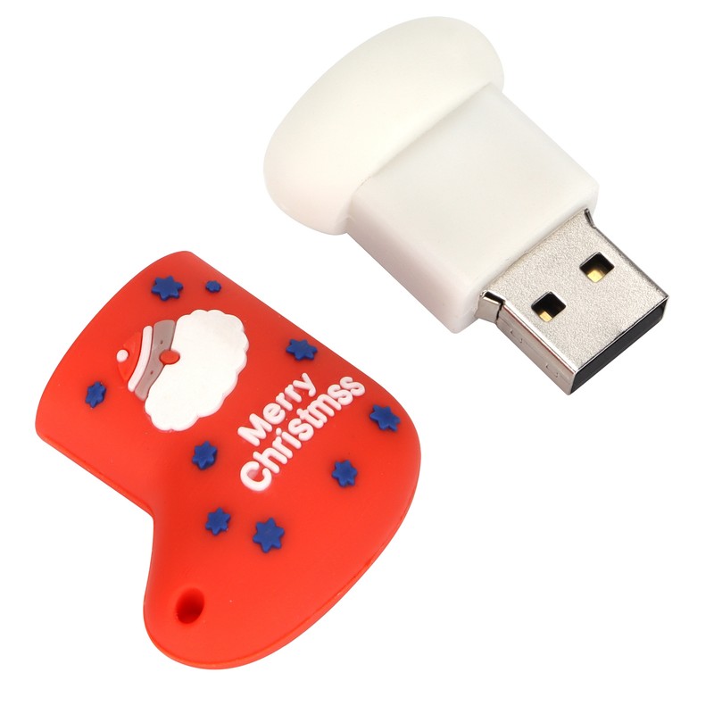 USB Flash Drive Data Storage Christmas Socks Shape High Speed