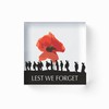 stika.co Lest we forget Poppy Acrylic Block - Remembering Our