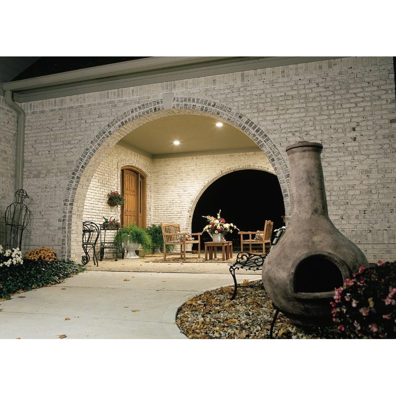 Juno 6-Inch Round Tapered Baffle Recessed Lighting Trim, Glare-Reducing Snap-in