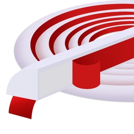 WYFWFDF Flexible Quarter Round Molding Peel and Stick Quarter Round Trim Bendable Molding Trim for Floor，Bathtub，Countertops（White 39Inch）