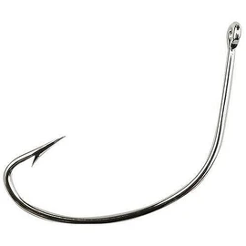 Mustad UltraPoint Wide Gap Reversed Point Up Eye Croaker Hook with 1 Extra Strong Hook (Pack of 10), 37160NP-DT-4/0-10U, Duratin, 4/0
