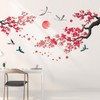 DECOWALL SG2-2406 Ink-and-wash painting of flowers Wall Stickers Decals Kids