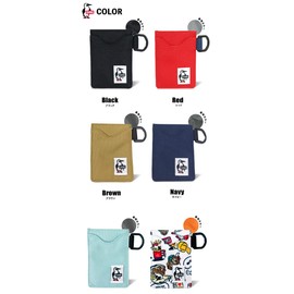 CHUMS CH60-3575 Recycling Pass Case, Card Case, Commuter Pass Case,, K001: Black