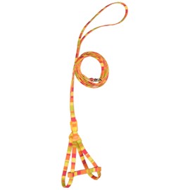 ONS Rainbow Harness Lead #8 Orange (Cats, Ultra Small Dogs)