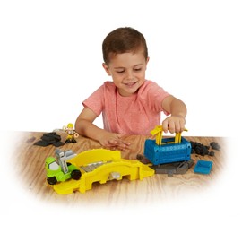 Mattel DXP75 – Bob the Builder Sand Fun Bridge Construction Kit with Construction Sand, Pre-School Game World