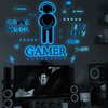 AIBAOBAO Glow in The Dark Video Gamer Wall Sticker, Eat