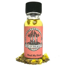 Heal My Heart oil Heartache Loss Sadness Grief Letting Go Wiccan Pagan Hoodoo