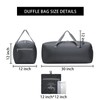 iFARADAY Foldable Duffel Bag 30 inch 75L Large Lightweight Luggage