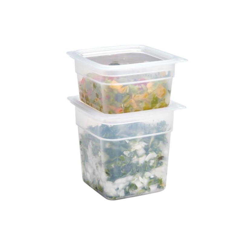 cambro Freshpro Mini Food Storage Container Set with Lid, Translucent