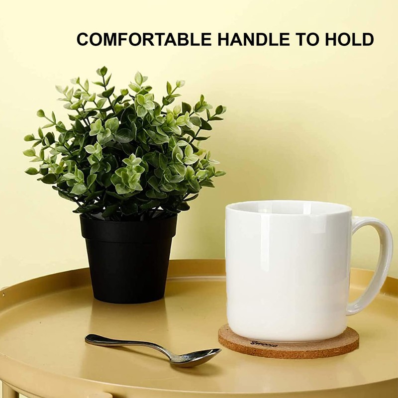 [6PCE] Home Master Rustic Melamine Mugs, Vintage Design and Texture