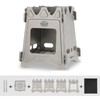 Camping Wood Stove Portable Folding Lightweight Titanium Wood Burning Backpacking