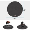 DocSafe 48" Round Fire Pit Mat, 4-Layer Fireproof Under Grill