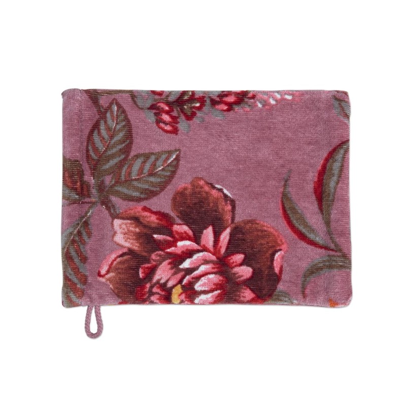Pip Studio Secret Garden Hand Towel Mauve 55 x 100