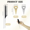 Wonvify 1 Piece Tail Comb and 8 Pieces Hair Separating
