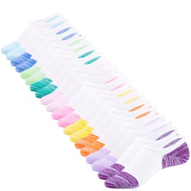IDEGG No Show Socks Women 10 Pairs Low Cut Anti-Slid Athletic Casual Cotton Socks