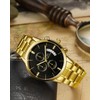 MEGALITH Men's Watch Military Chronograph Men's Waterproof Analogue Watch Large