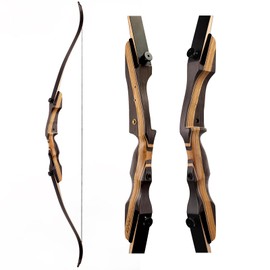 LWANO Archery Takedown Recurve Bow 62", Standard Recurve Bow for Aldults & Beginners, Right Handed, 25-50 Lbs