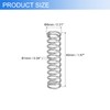 QUARKZMAN Pack of 6 Compression Springs, 1mm Wire Dia. x